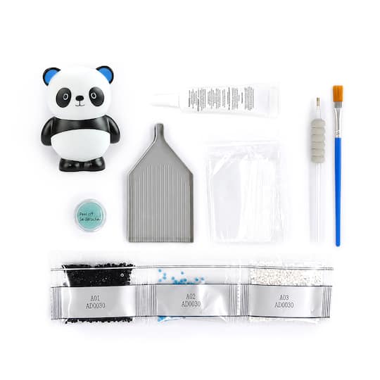 3.25" Panda Mystery 3D Diamond Art Kit by Make Market®